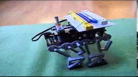 Lego Technic Variable Parallel Linkage 4 Legged Walking Robot 009