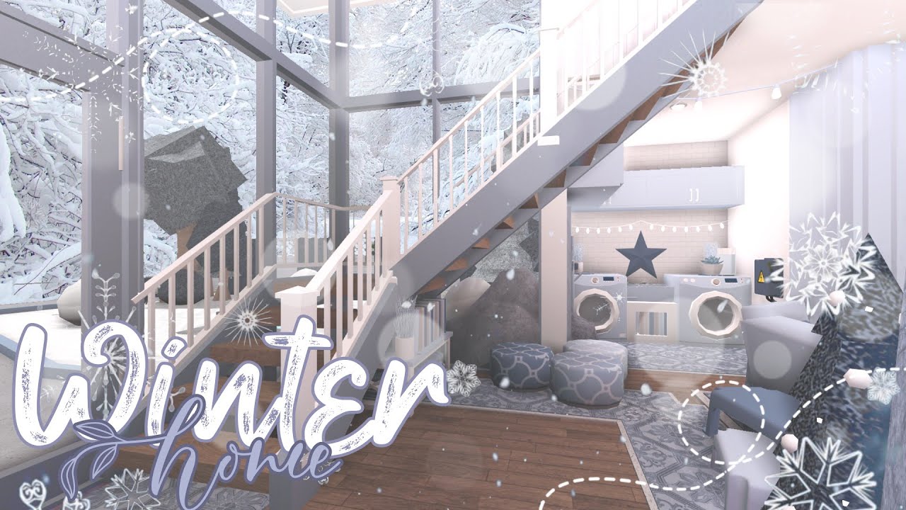 ROBLOX Bloxburg // Cozy Frost Winter Home // Le Yuii YouTube