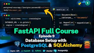 FastAPI Full Course Episode 9 - Database Setup with PostgreSQL and SQLAlchemy News