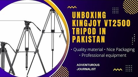 Professional KINGJOY Tripod Unboxing | VT2500 | #MyEquipment