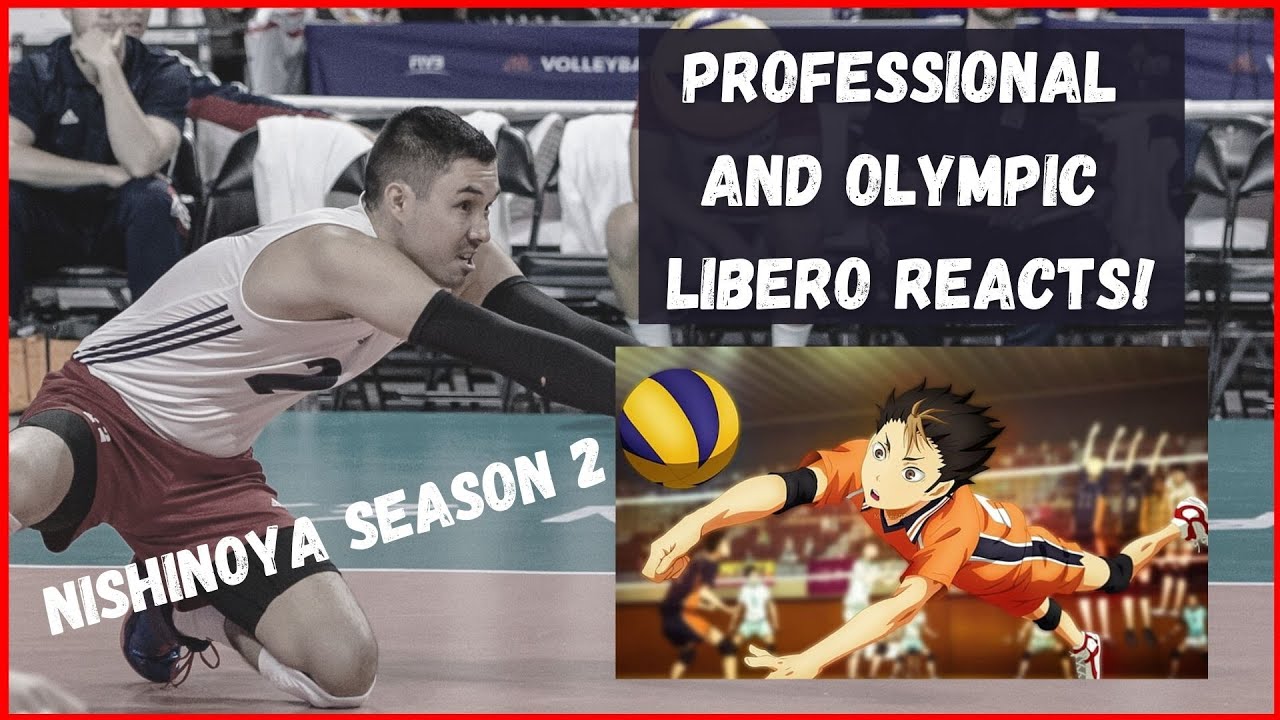 Team USA Olympic Libero Reacts to Nishinoya Haikyu!! Season 2 YouTube