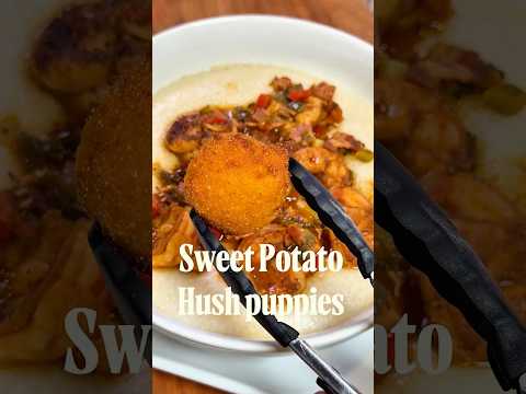 Sweet Potato Hush Puppies 🍠🔥 The PERFECT Side for Shrimp & Grits!