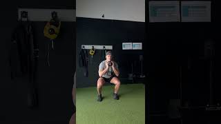 Isometric goblet squat