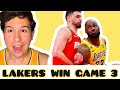 LAKERS TAKE A COMMANDING 3-0 LEAD!