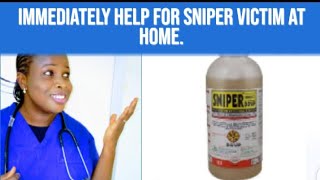 immediate help for a sniper victim at homes in Nigeria. #organophosphatepoison#