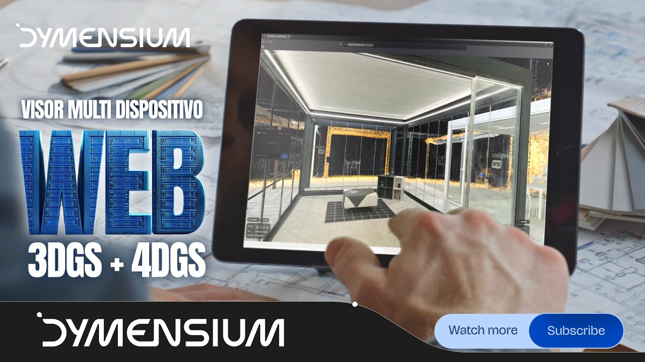 Visor web multidispositivo y colaborativo 3DGS/4DGS by DYMENSIUM - YouTube