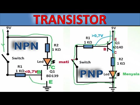 Video: Apakah transistor npn dan pnp dapat dipertukarkan?