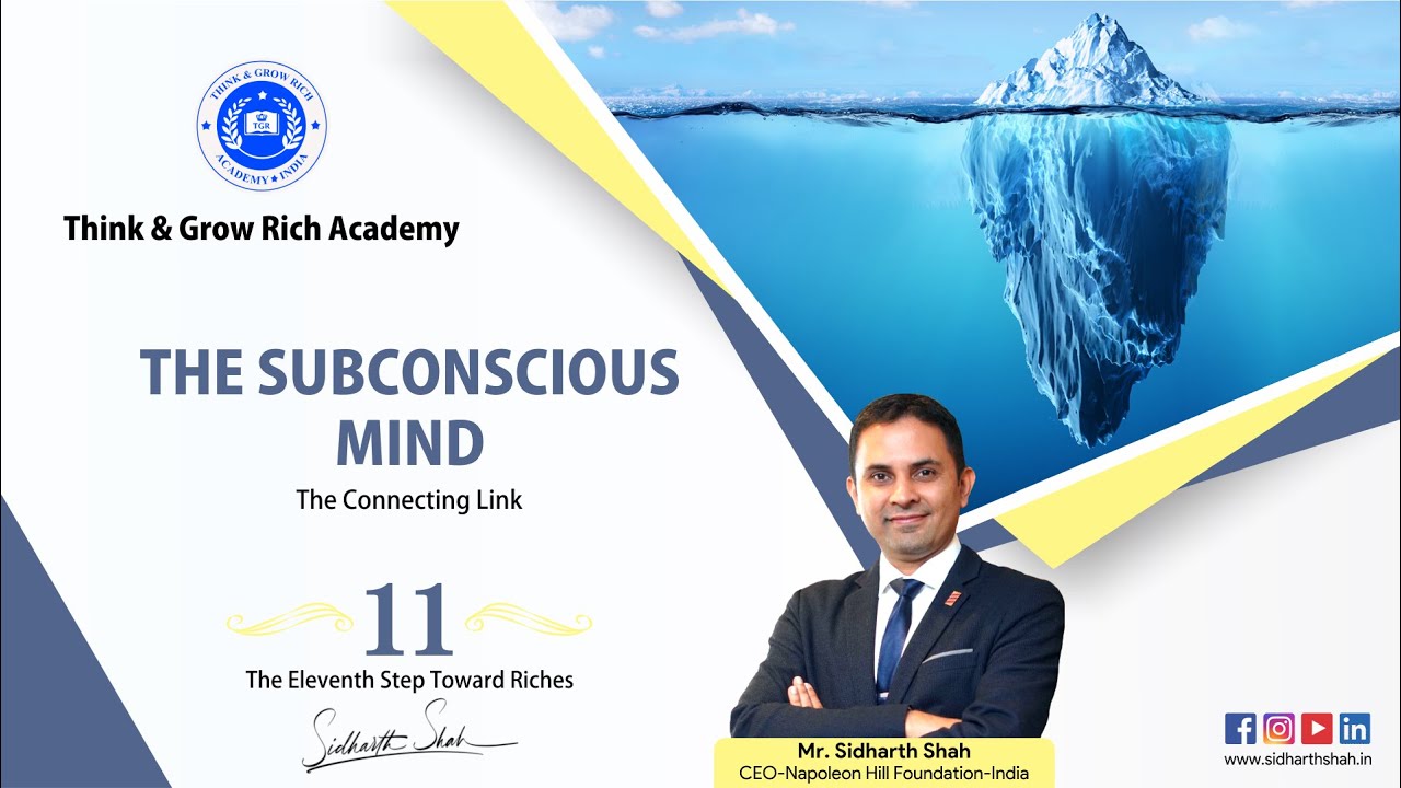 The Subconscious Mind  -The 11th Step to Riches - Think & Grow Rich- Complete Audio of Chapter-
