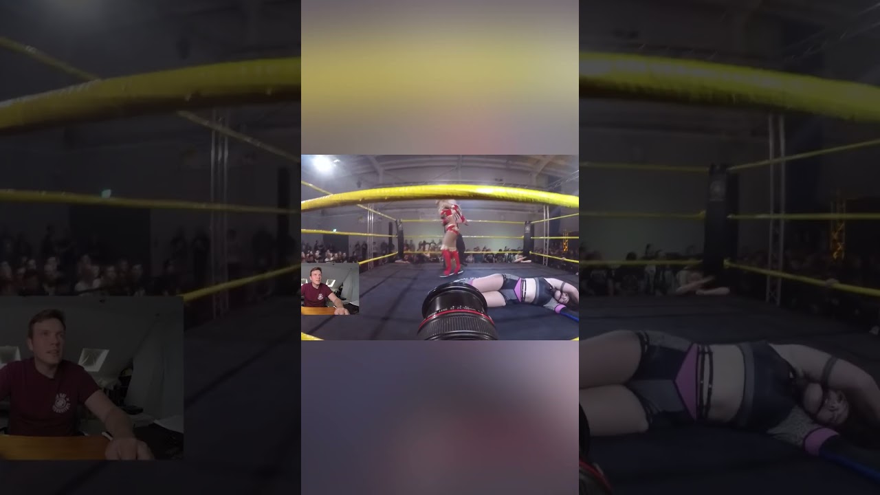 Womens Wrestling Shot from Ringside!  