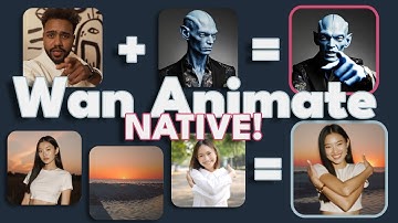 Wan2.2 Animate Native Nodes! Multi-Reference + LipSync in ComfyUI