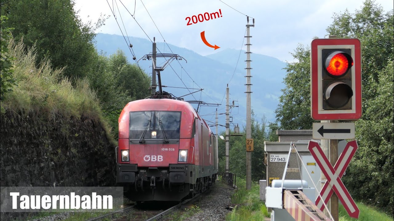 Schwerer Güterverkehr auf 1200m Seehöhe! - Tauernbahn im August 2024 [Teil 1]