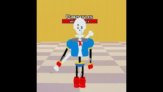 Roblox Undertale Multiverse Madness Disbelief papyrus fight