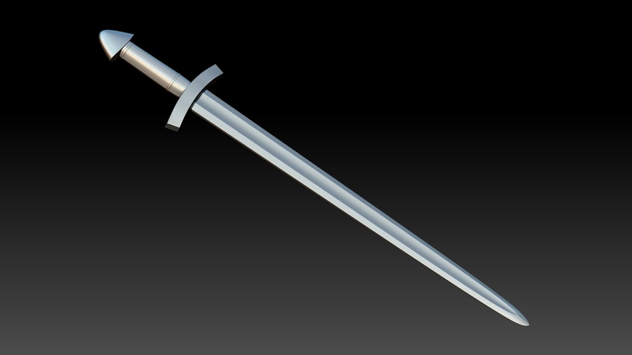 how to make a sword in zbrush