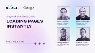 How To Load Pages Instantly On Any Website | Google and NitroPack Webinar Net Worth