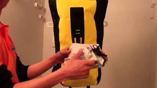 オルトリーブ防水バック実験動画