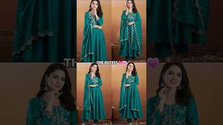 elegant green suit 😍💚 meesho kurtha set , meesho wedding outfits #shorts #ytshorts #song #trending