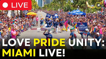 LIVE | Miami Beach Pride Parade 2025 – Celebration of Love, Identity & Unity! 🏳️‍🌈 | CLRCUT