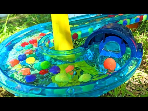 Somen Wiggle☆10 kinds of water slides! water sounds and asmr