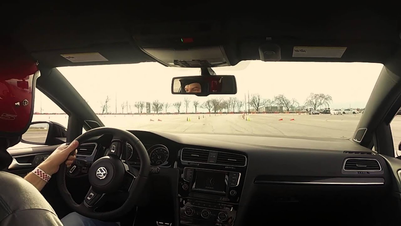 2015 Golf R Autocross - YouTube