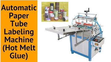 Automatic Paper Tube Labeling Machine DSY-T650C(Hot Melt Glue & CE Certificate)