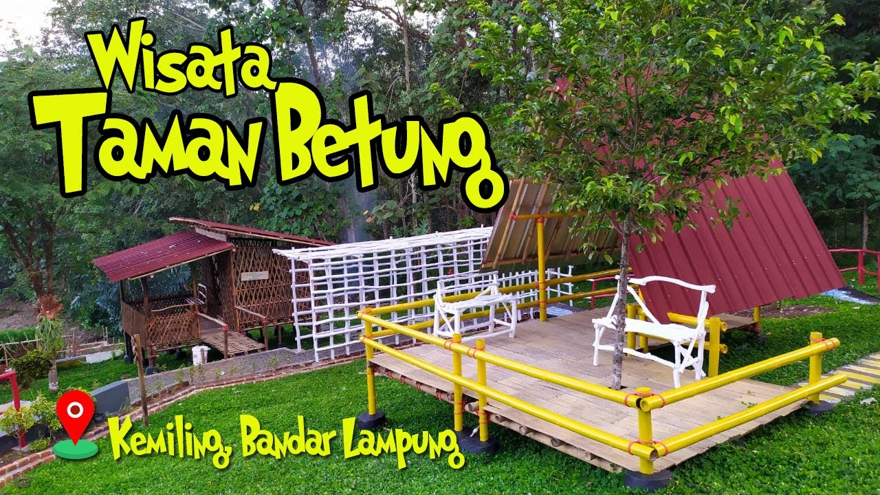Wisata Taman Betung, Bandar Lampung - dari sini bisa lihat Teluk Betung dan Gunung Betung