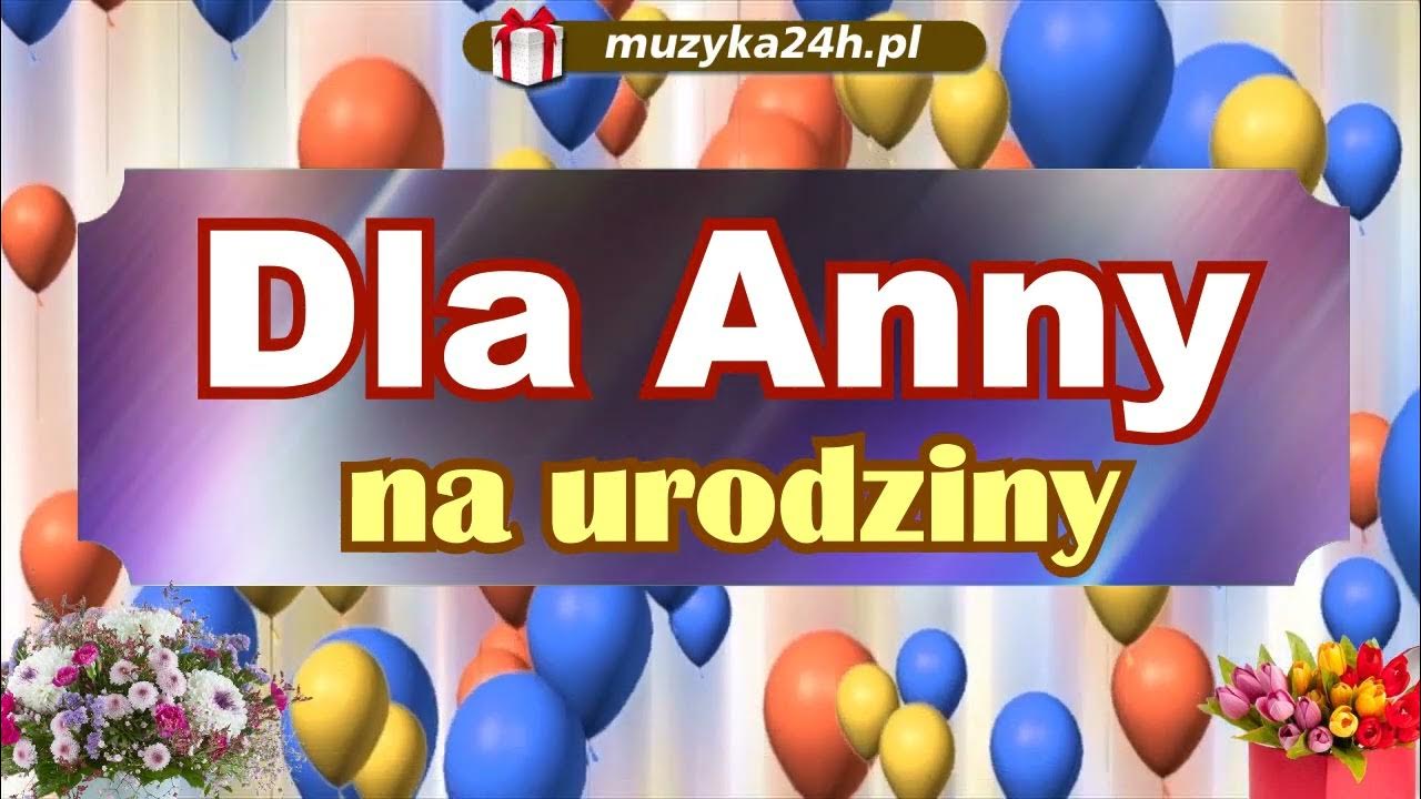 Piosenka Na Imieniny Dla Małgorzaty Urodzinowe życzenia i piosenka dla Anny. Masz dzisiaj urodziny. Dużo
