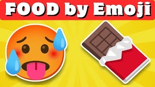 Guess the Food by emoji! | 60 EMOJI PUZZLES🍰 Emoji Quiz Challenge 2024 🥪 Guess the Emoji!