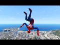 GTA 5 Spiderman Epic Jumps Compilation(GTA V Fails Funny Moments)