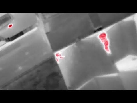 Drone supports in arrest of three suspects &#039;hiding&#039; on roof