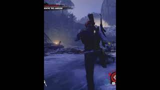Snowy Chaos: Intense Gunfights and Demonic Masks! #shorts