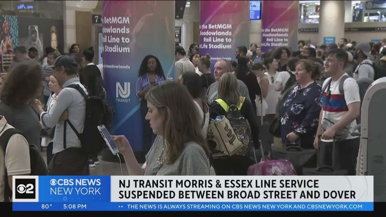 NJ Transit Morris & Essex line service partially suspended