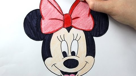 How to Draw Minnie Mouse - Easy Drawing Tutorial