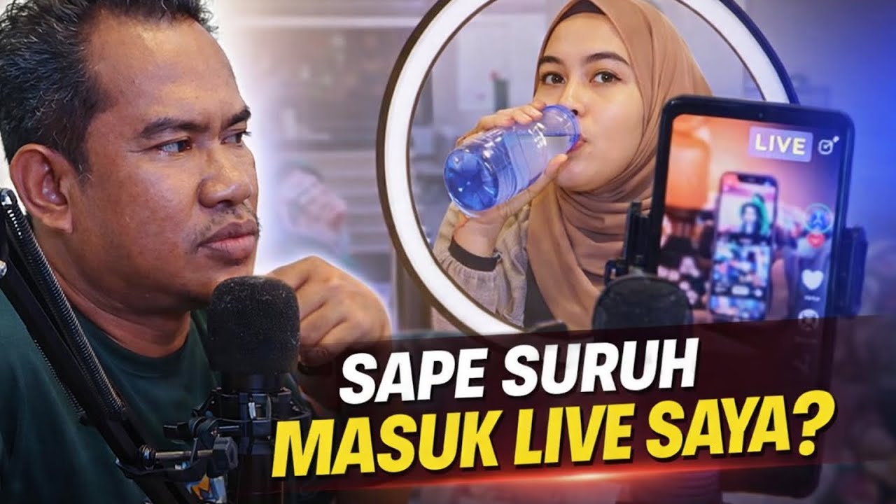 Minum Waktu Live Bulan Puasa - “Sape Suruh Masuk Live Saya?”