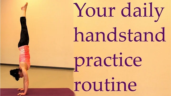 Daily handstand practice routine (follow along)