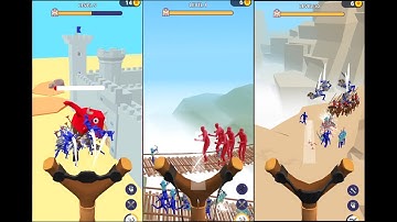 Throw and Defend Gameplay #1 - Level 1 ~ 10 (Android, IOS) : Top Hyper Casual Mobile Game