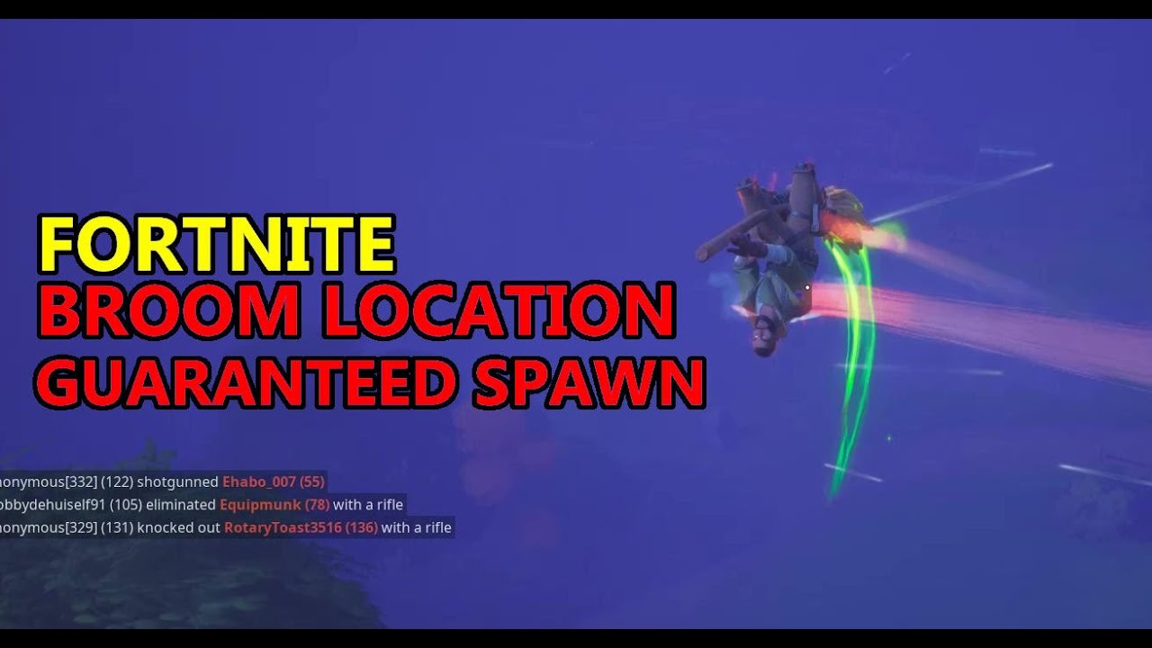 Fortnite Broom Location Where to Find Witch Broom Guaranteed Spawn YouTube