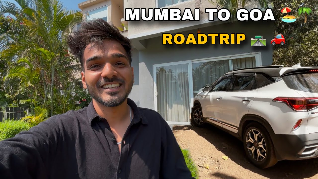 THE BOY'S ROAD TRIP TO GOA BEGINS! 🏝️🌊 MUMBAI TO GOA ROADTRIP - DAY 1