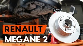 Как се сменя Спирачен диск на RENAULT MEGANE II Saloon (LM0/1_) - видео ръководство