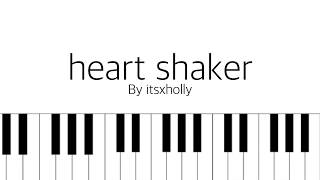 heartshaker // twice // piano tutorial