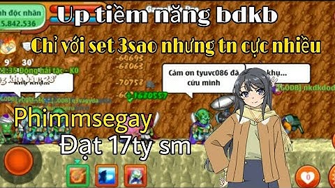 [Ngọc Rồng Online]Up sức mạnh bdkb chỉ với set 3 sao - Hành trình phimmsegay