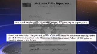 Cop tasers handcuffed woman