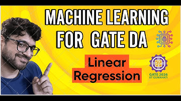 Machine Learning 01 | Introduction To Machine Learning | DA | GATE Crash Course