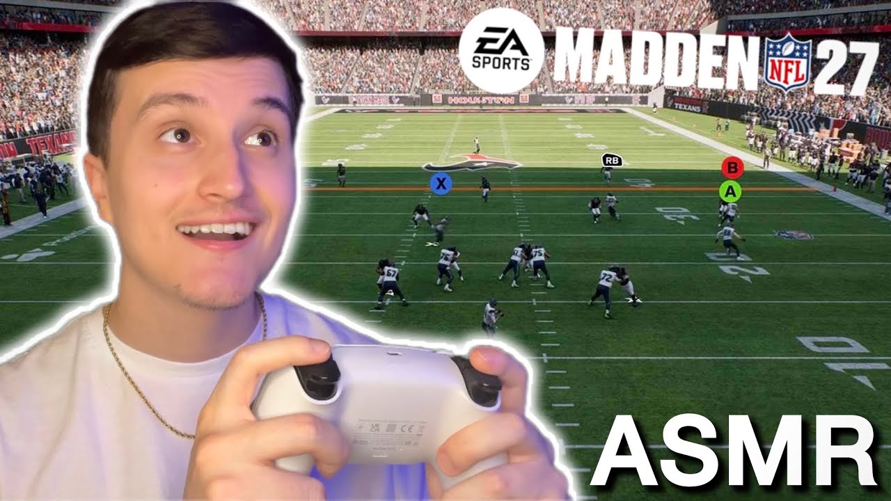 ASMR Gaming 🎮 | EA Madden 27 Gameplay 🏈(w/ controller sounds)