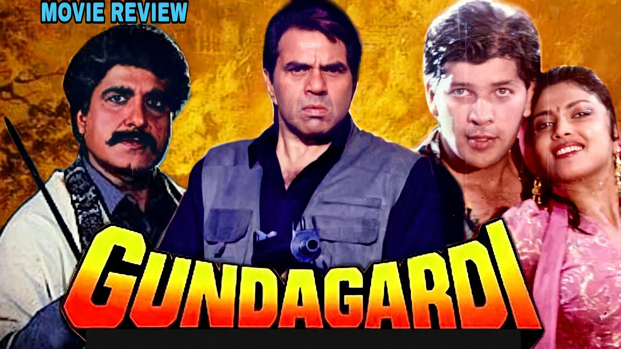 Gundagardi 1997 Hindi Action Movie Review | Dharmendra | Aditya Pancholi | Raj Babbar | Vijayashanti