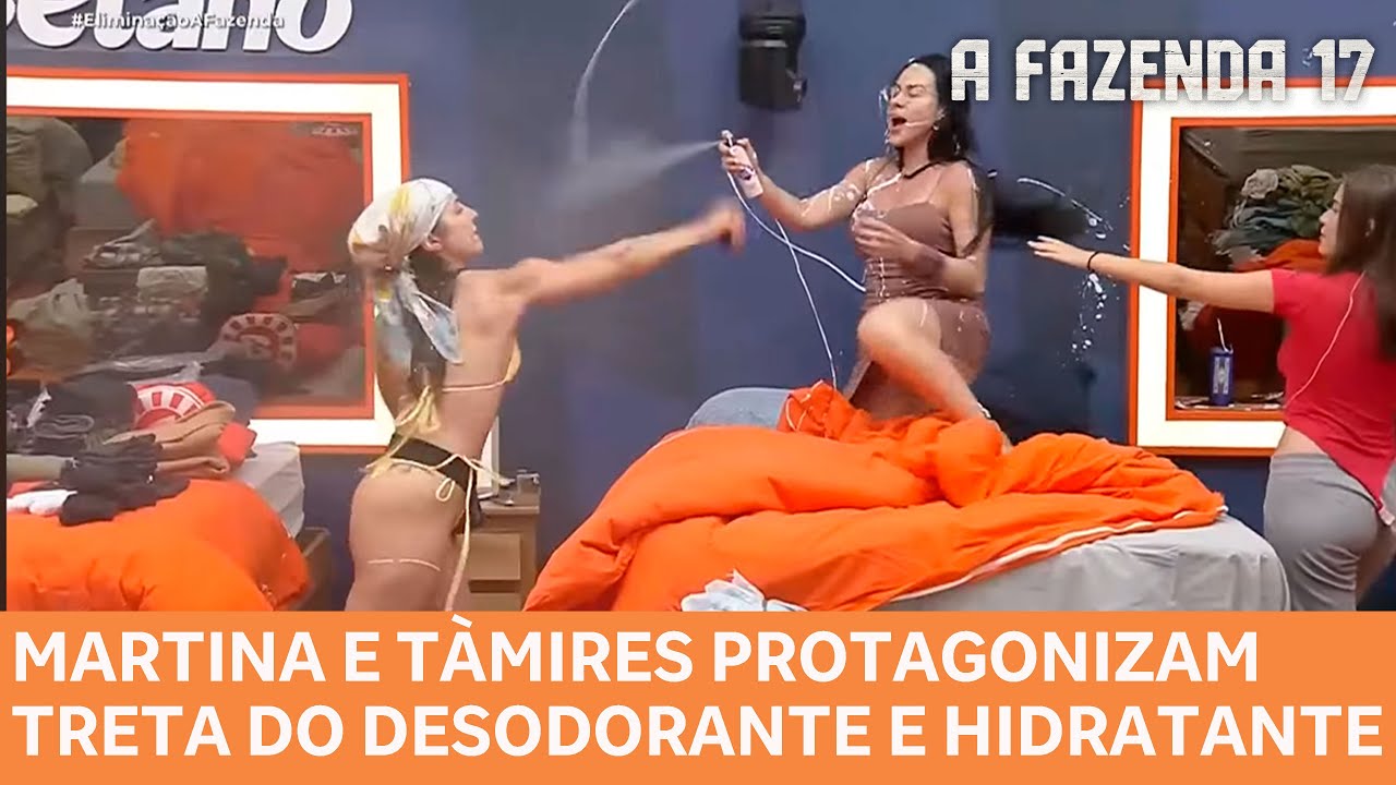 A FAZENDA 17: Martina e Tàmires protagonizam Treta pesada após discussão