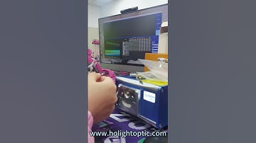 3D Test for MPO Fiber Patch Cables 💌 beta@holightoptic.com #3DTest #MPO #Fiber #PatchCords #Cables