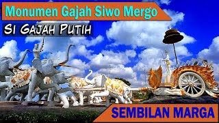 Gajah Putih - Monumen Gajah Siwo Mergo Gunung Sugih Lampung