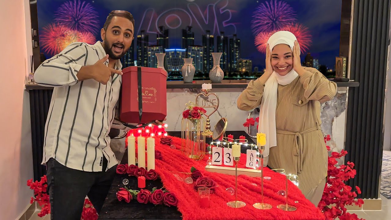 ازاي فاجئت هاله بعيد جوازنا ؟👰أول مره تبكي كدا😭مفاجأه كبيرة🤭