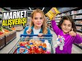 DEV MARKET ALIŞVERİŞİ ! BUZDOLABI DÜZENLİYORUZ !? | Gamze Karta Öykü Karta