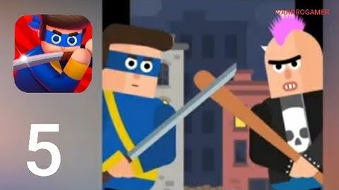 MR NINJA - Gameplay Walkthrough Part 5 - Chapter 5 City (iOS Android)